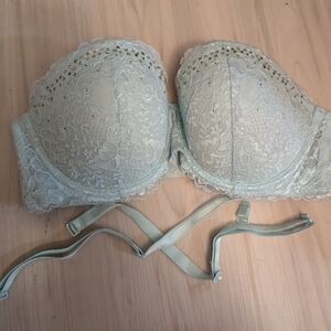 Victoria's Secret Lace Bra in Soft Green